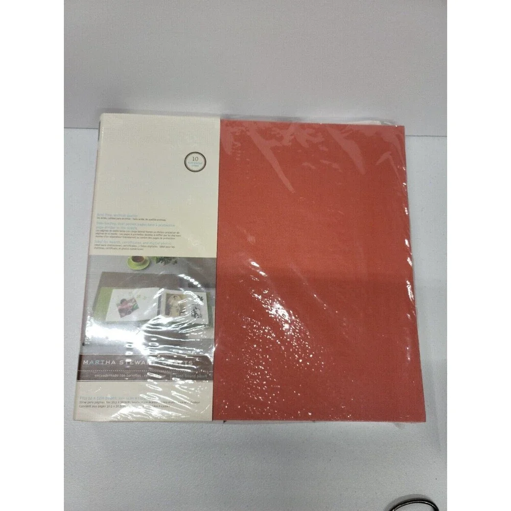 Martha Stewart  Craft Albums Fits 13.5 In. Acid Free Side Loading Pockets.